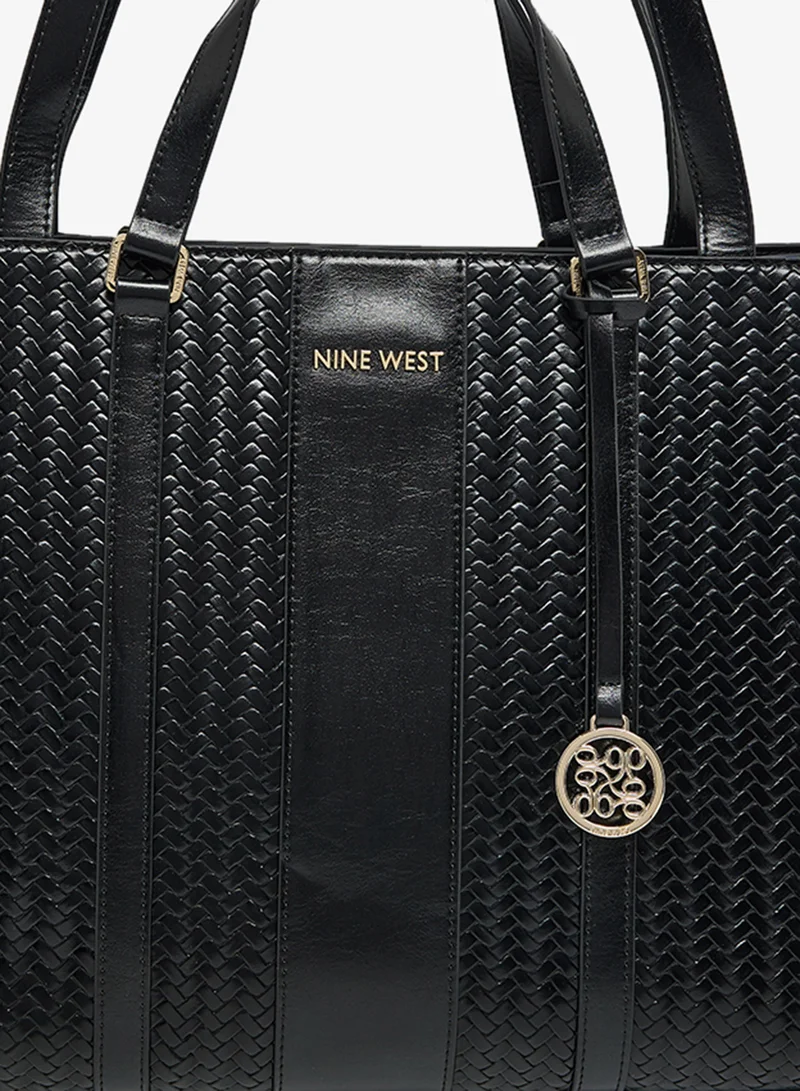 NINE WEST  Top Handle Logo Detail Tote for Women | Best Price UAE